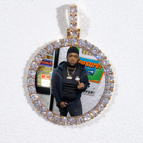 3D CIRCLE CUSTOM PICTURE PENDANT SMALL SIZE