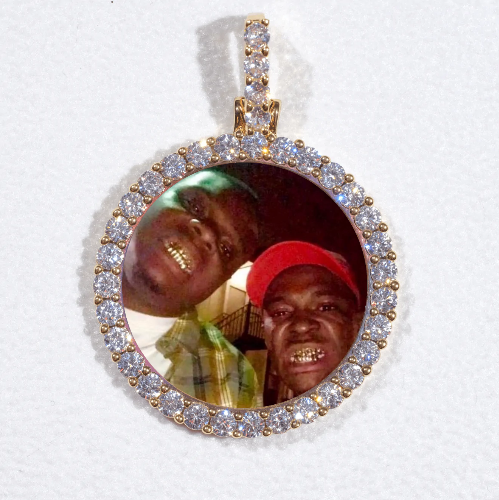 3D CIRCLE CUSTOM PICTURE PENDANT SMALL SIZE