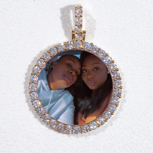 3D CIRCLE CUSTOM PICTURE PENDANT SMALL SIZE