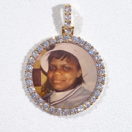 3D CIRCLE CUSTOM PICTURE PENDANT SMALL SIZE