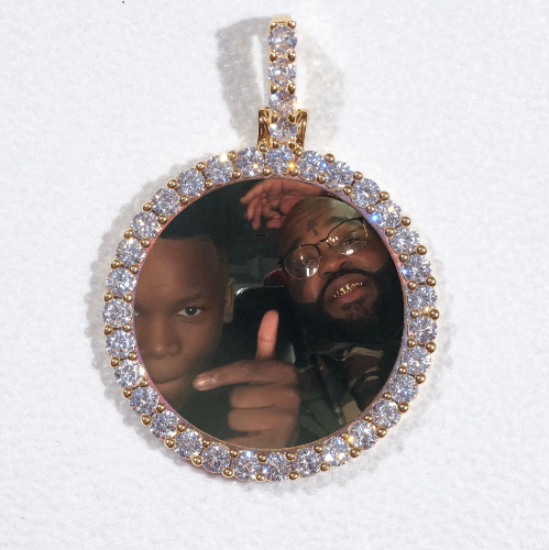 3D CIRCLE CUSTOM PICTURE PENDANT SMALL SIZE