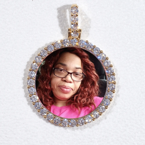 3D CIRCLE CUSTOM PICTURE PENDANT SMALL SIZE