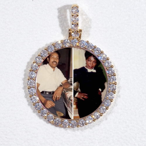 3D CIRCLE CUSTOM PICTURE PENDANT SMALL SIZE