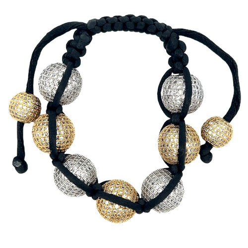 16MM 7 Ball CZ Disco Ball Bracelet