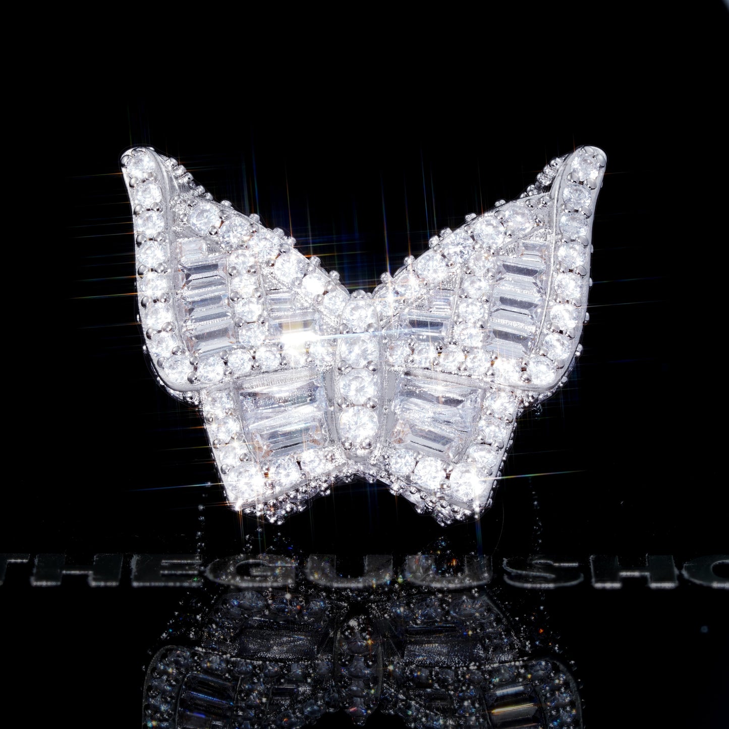 18k Gold-Plated CZ Hip Hop Butterfly Ring