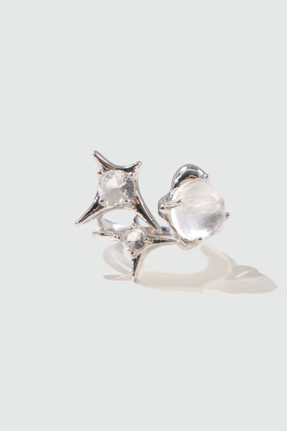 3 in 1 Gemstones Ring