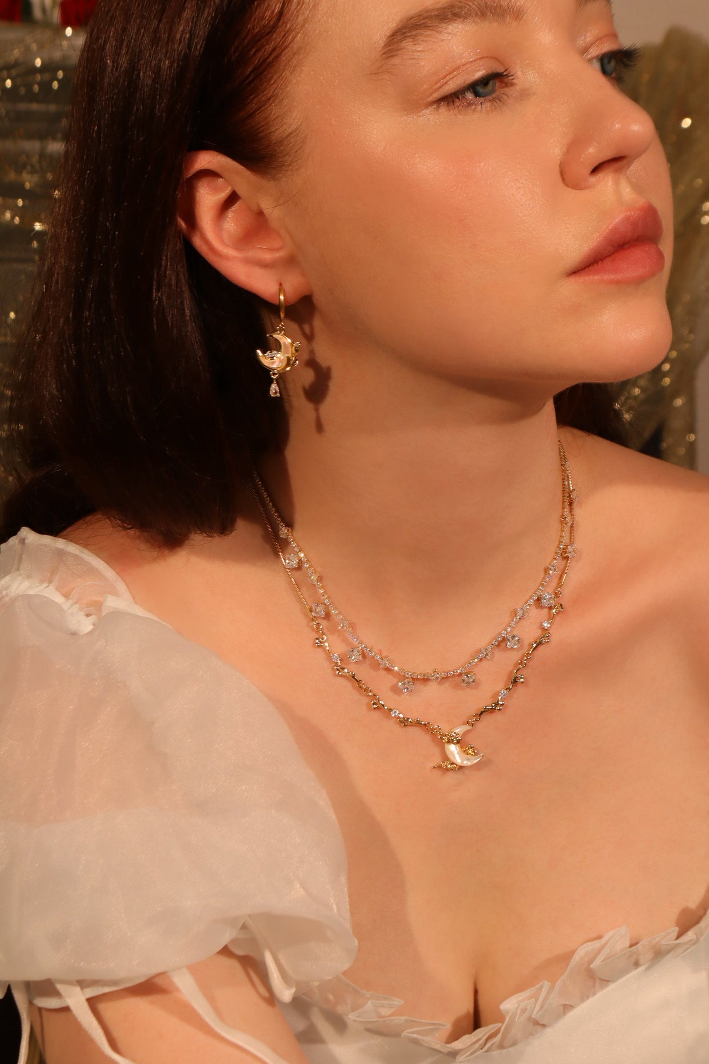 Diamond Moon Necklace Bundle