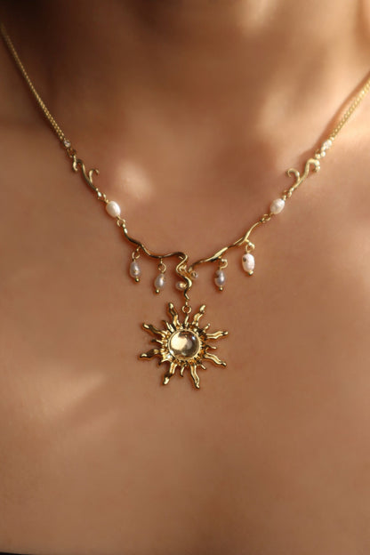 Sun Pearl Necklace Bundle