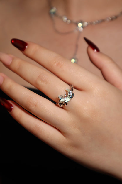 Moonlight Moon Ring