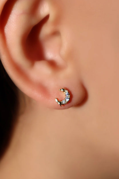 6 Pcs Moonstone + Starlet Earrings Bundle
