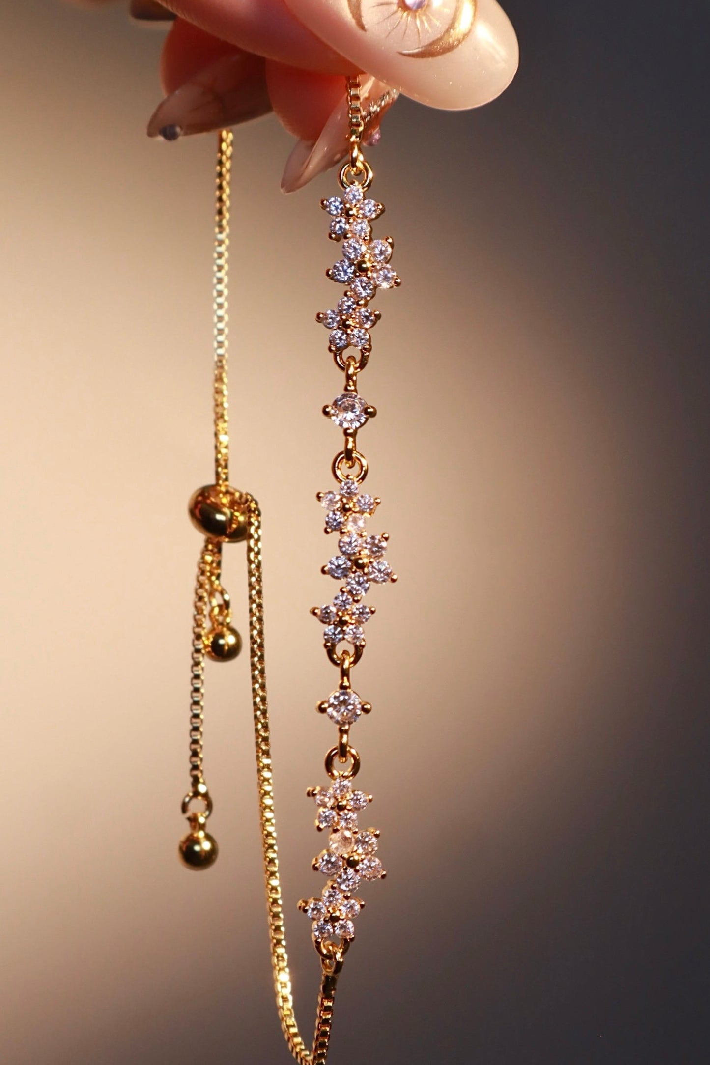 18K Gold Plated Starlight Petals Bracelet