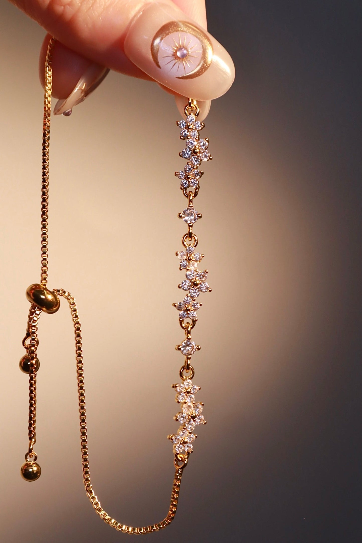 18K Gold Plated Starlight Petals Bracelet