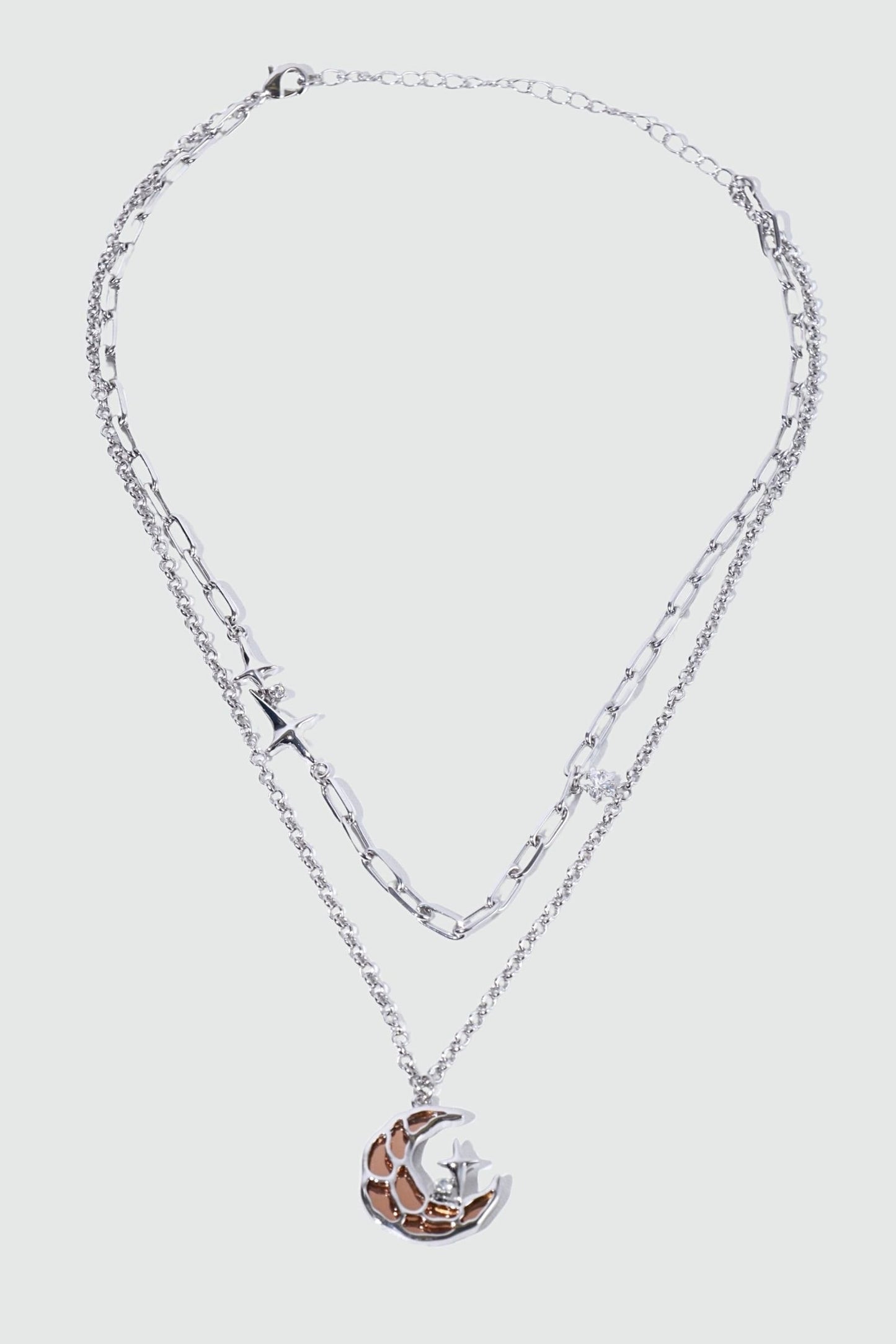 Brown Starlight Moon Necklace