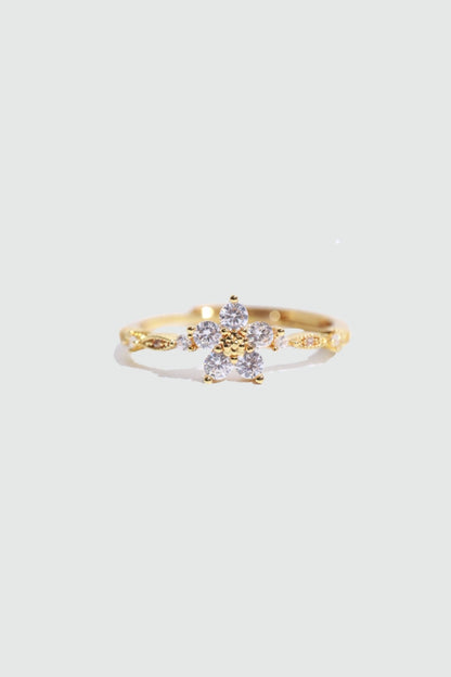 18K Real Gold Plated Starlight Bloom Ring
