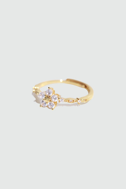 18K Real Gold Plated Starlight Bloom Ring
