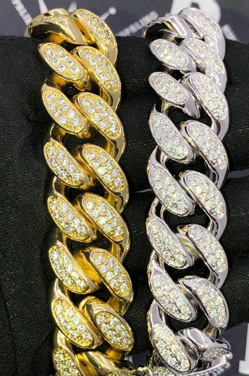 20MM Miami Cuban Link Hip Hop Bling Bling Bracelet