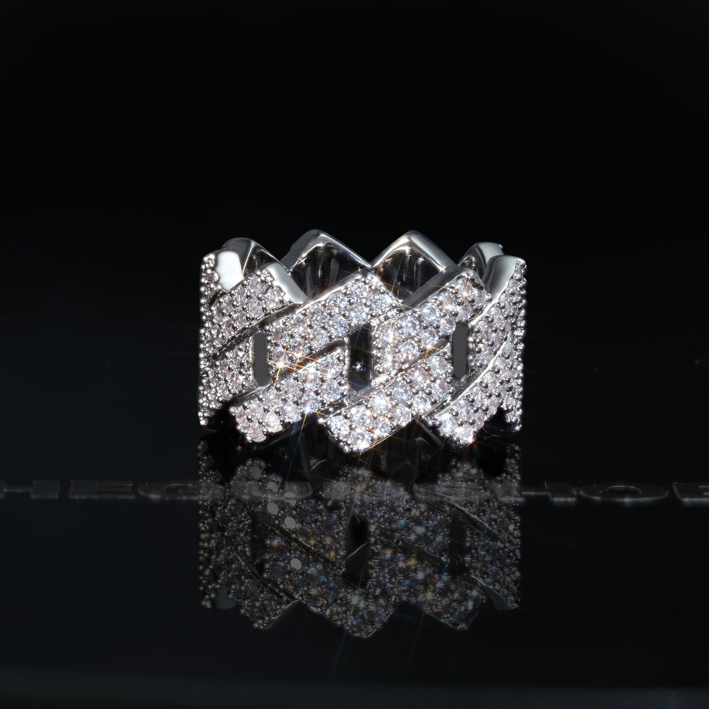 18K Gold-Plated Micro-inlay AAA CZ Ring