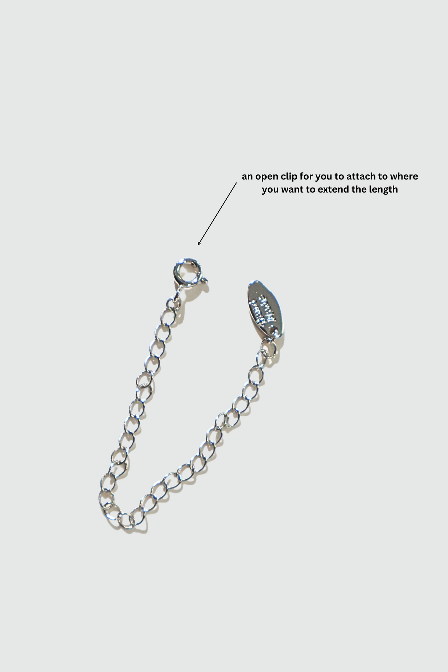 Extension link (silver/gold)
