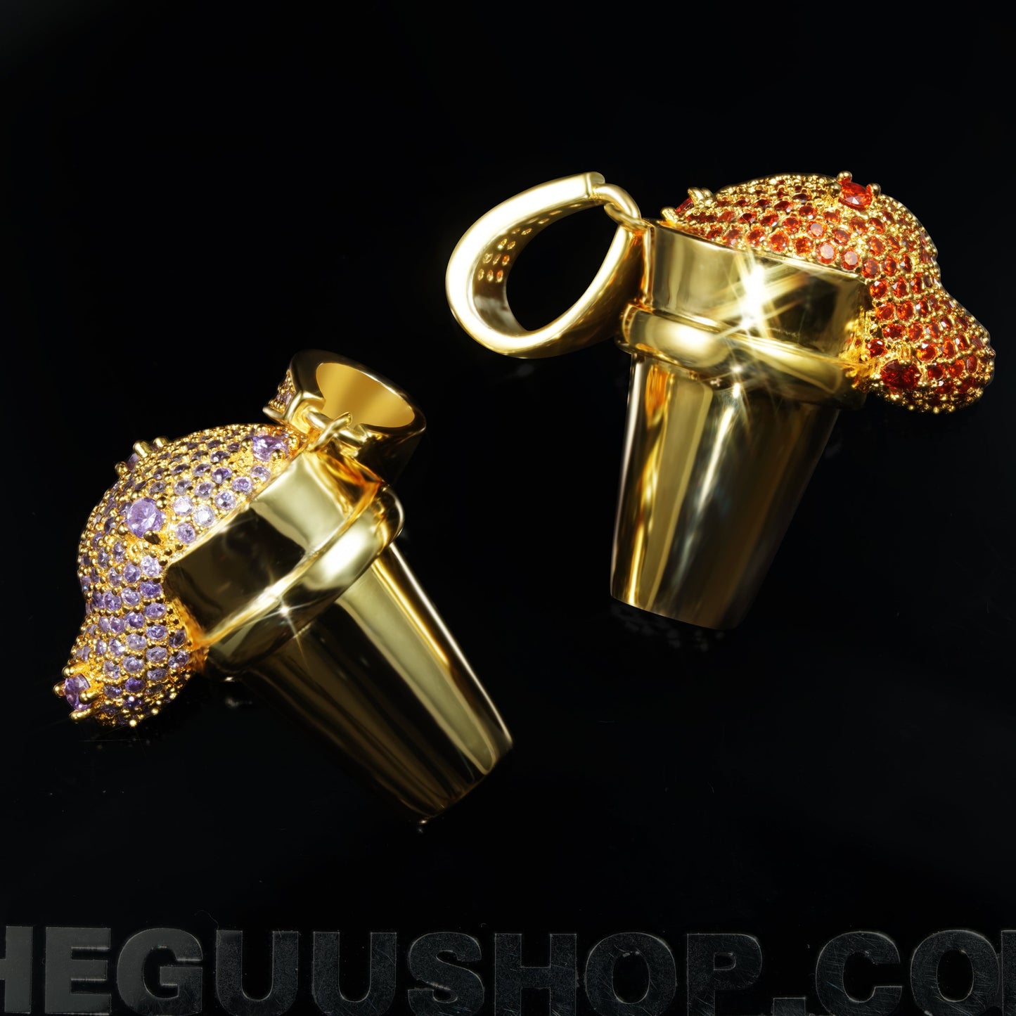 18K Gold-Plated StyrofoamCup Necklace