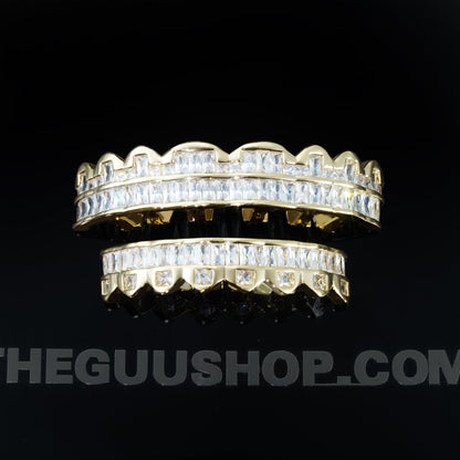 18K Gold-Plated AAA CZ Hip Hop Grillz