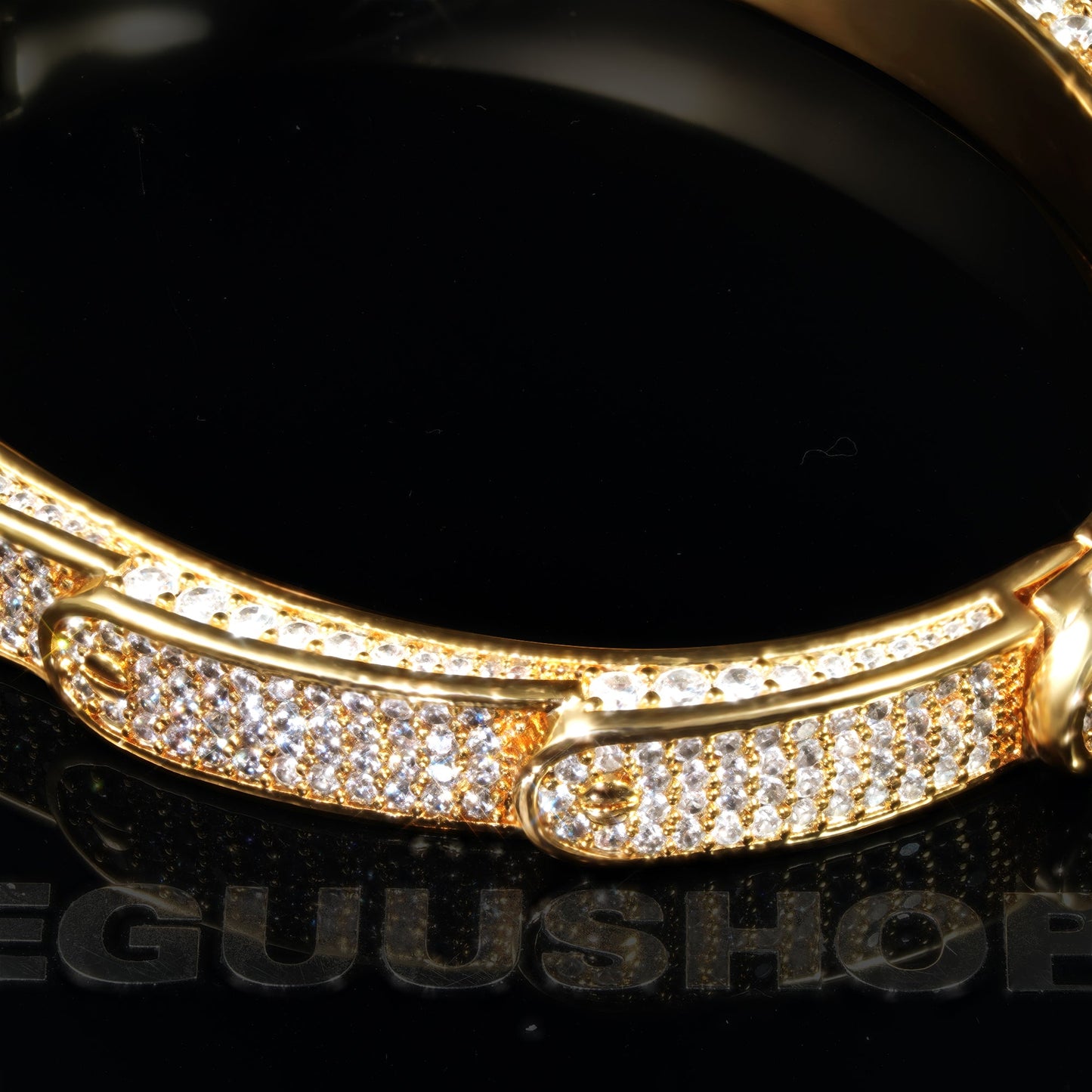 18K Gold-Plated Micro-inlay AAA CZ Hot Wheels Bracelet