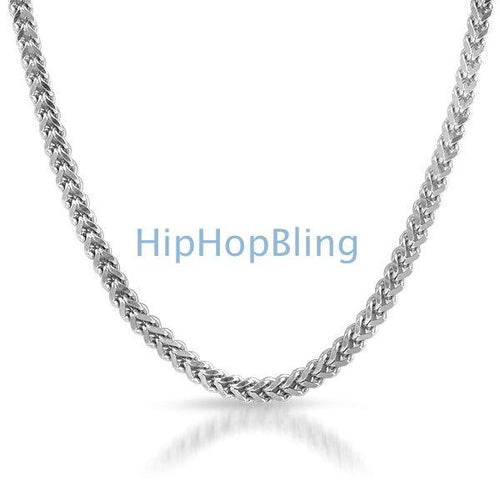 316L Stainless Steel 4mm Franco Hip Hop Chain 36"