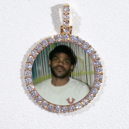 3D CIRCLE CUSTOM PICTURE PENDANT SMALL SIZE