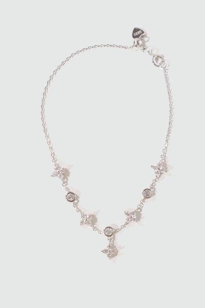 925 Sterling Silver Multi Starlight Petal Bracelet