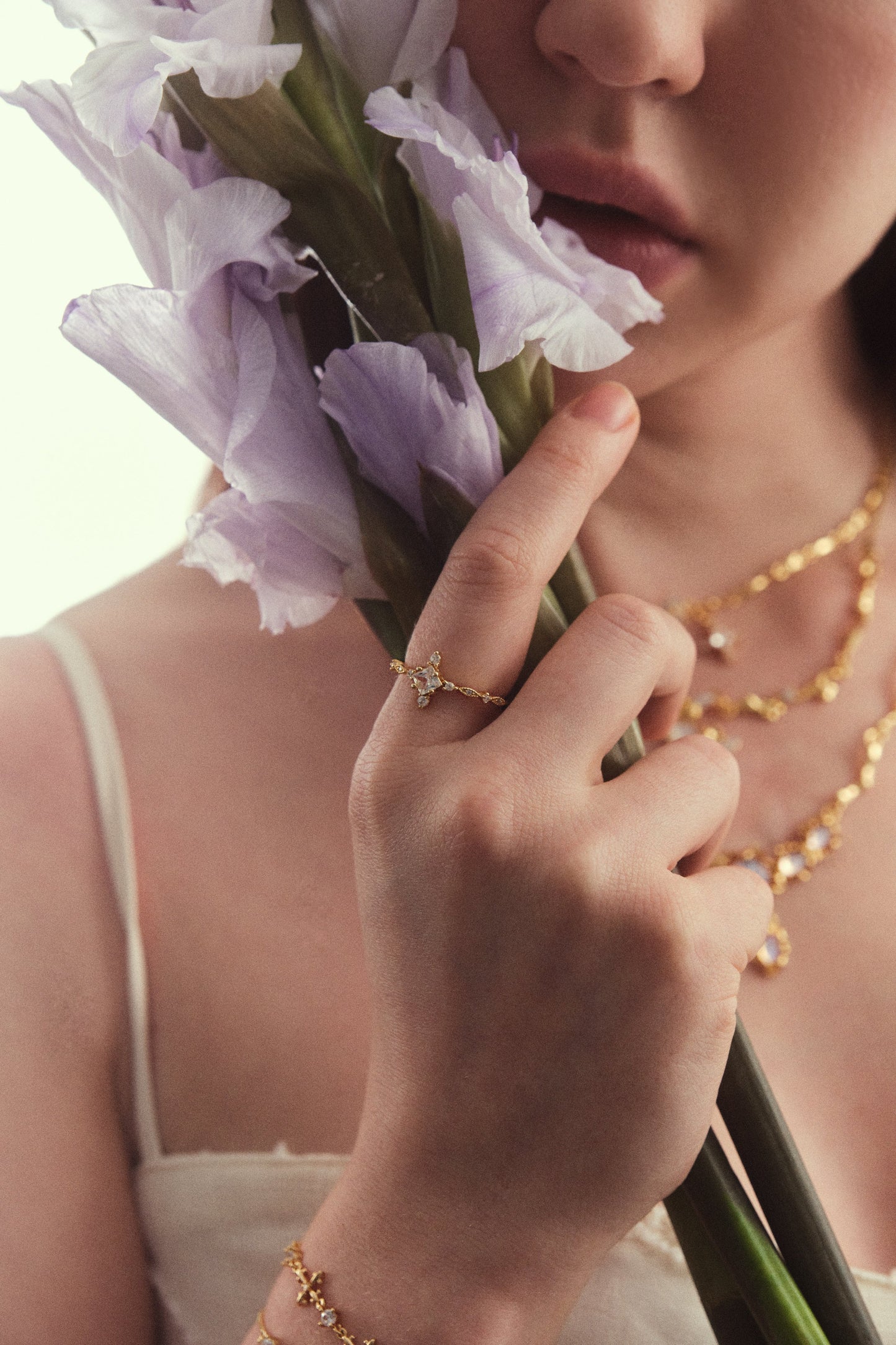 18K Real Gold Plated Starlight Ring