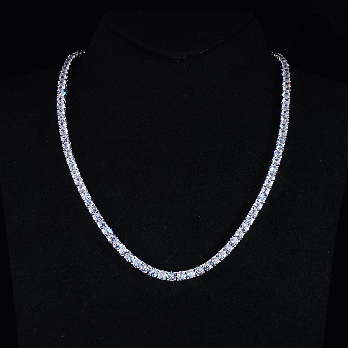 18K Gold-Plated 925 Sterling Silver AAA CZ Necklace