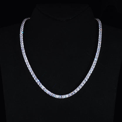 18K Gold-Plated 925 Sterling Silver AAA CZ Necklace
