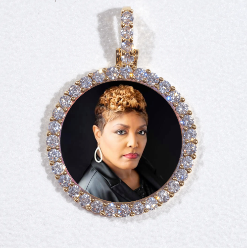 3D CIRCLE CUSTOM PICTURE PENDANT SMALL SIZE