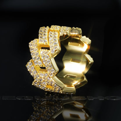 18K Gold-Plated Micro-inlay AAA CZ Ring