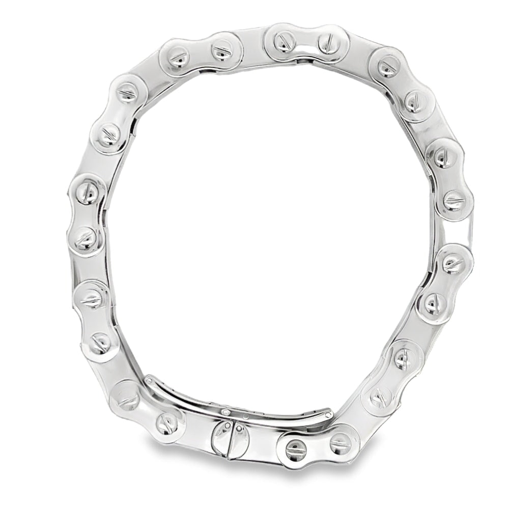 4.00cttw Diamond Bike Chain Link Bracelet