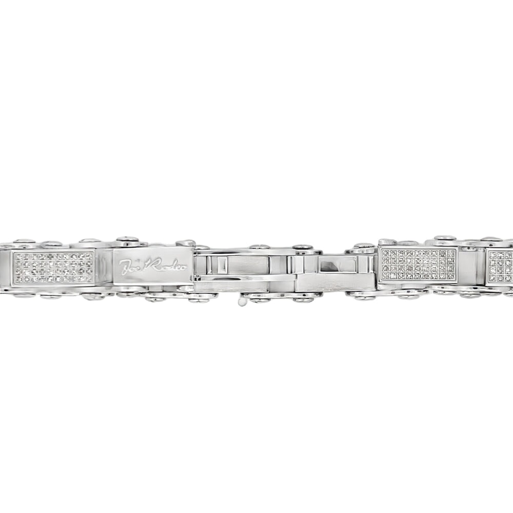 4.00cttw Diamond Bike Chain Link Bracelet