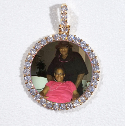 3D CIRCLE CUSTOM PICTURE PENDANT SMALL SIZE