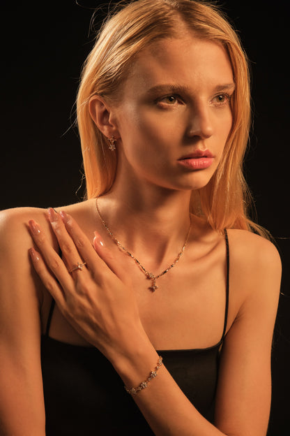 18K Real Gold Plated Starlight Ring