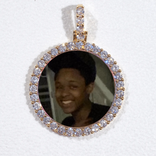 3D CIRCLE CUSTOM PICTURE PENDANT SMALL SIZE
