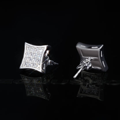 10MM Micro-inlay AAA CZ High Grade Stud Earring