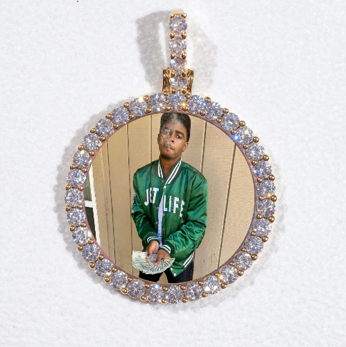 3D CIRCLE CUSTOM PICTURE PENDANT SMALL SIZE