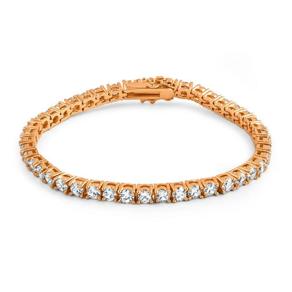 4MM CZ Tennis Bracelet in .925 Sterling Silver