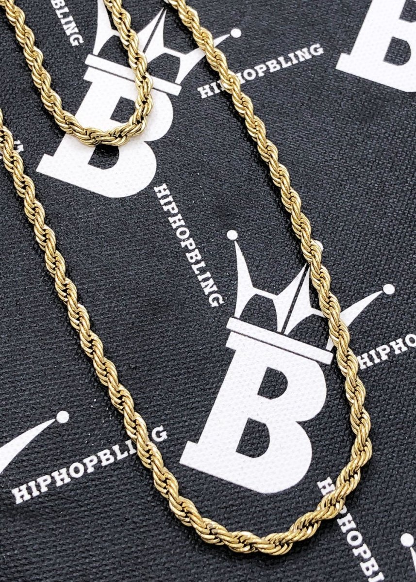4MM Stainless Steel French Rope Chain