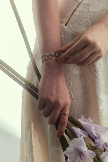18K Real Gold Plated Starlight Ring