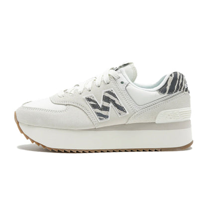 New Balance 574 Plus Sea Salt Animal Print