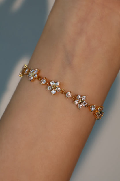 18K Real Gold Plated Starlight Bloom Bracelet