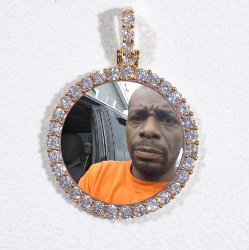 3D CIRCLE CUSTOM PICTURE PENDANT SMALL SIZE