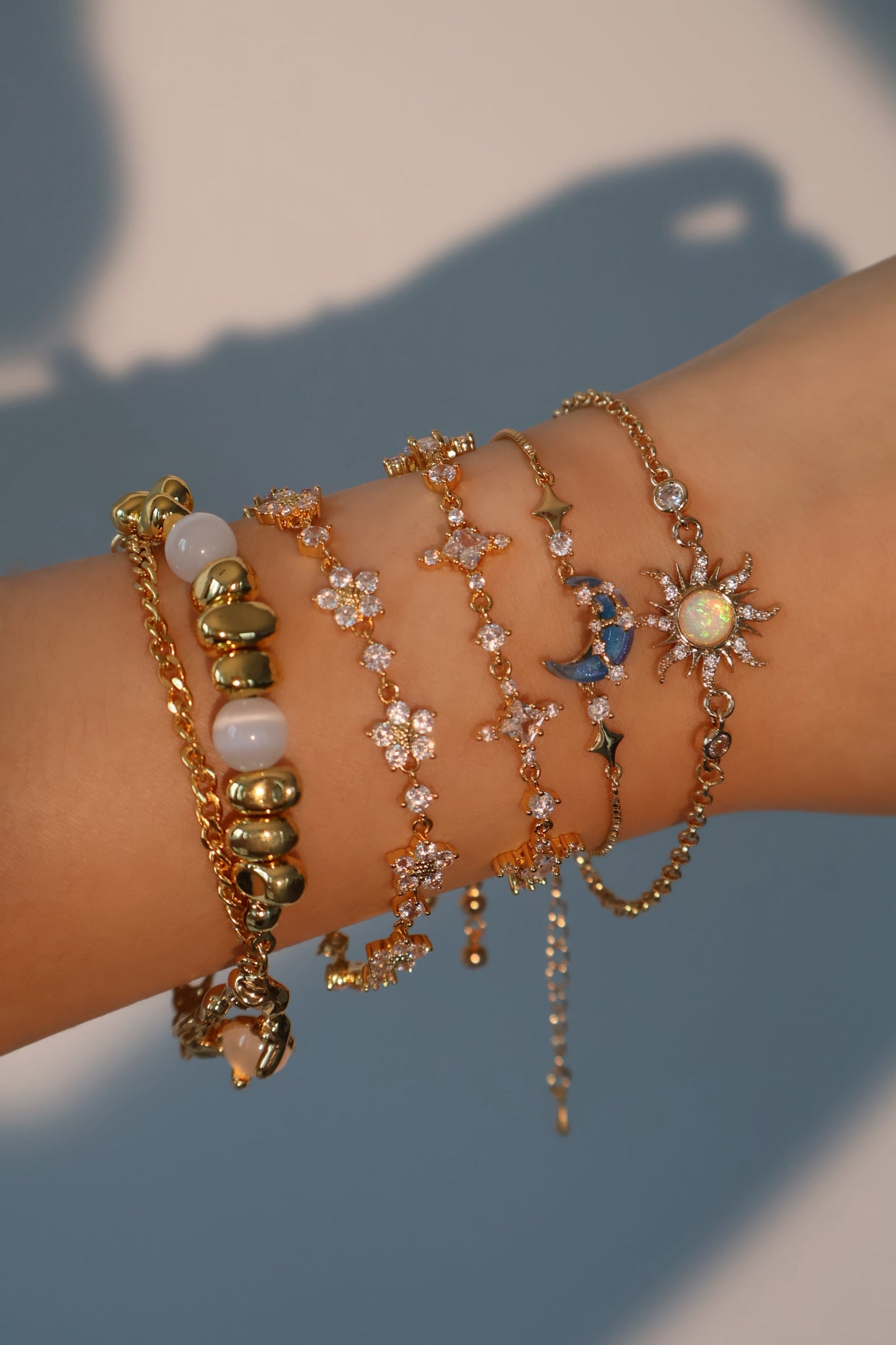 18K Real Gold Plated Starlight Bloom Bracelet