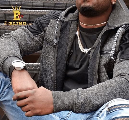 6MM CZ Gold Steel 1 Row Hip Hop Tennis Chain
