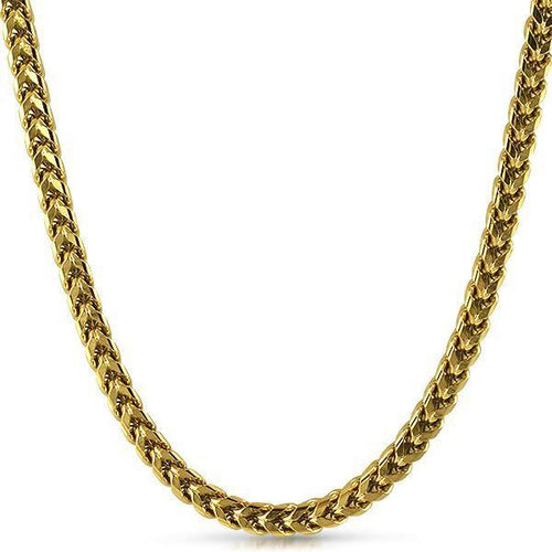 6MM Franco Gold Stainless Steel Chain