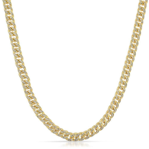 6MM Miami Cuban CZ Gold Hip Hop Chain